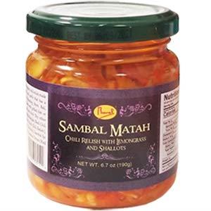 Runel Sambal Matah (Chili Sauce with Lemongrass and Shallots) 6.7oz (Pack of 6)