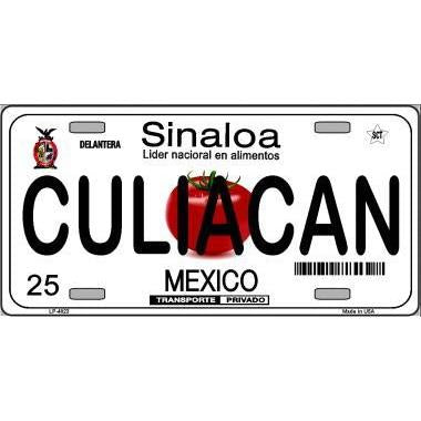 Culiacan Mexico Novelty Metal License Plate Tag LP-4823