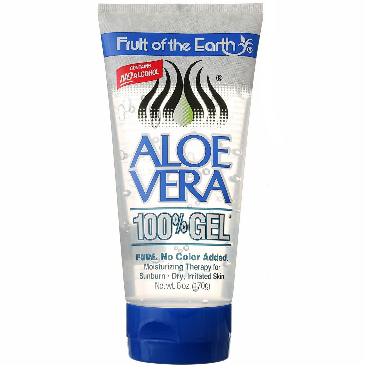 Fruit of the Earth Aloe Vera 100% Gel 6 oz (Pack of 2)