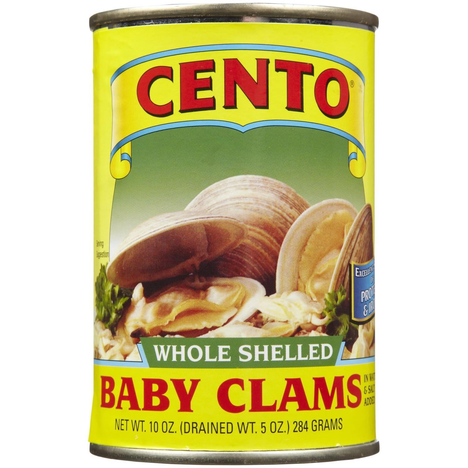 Cento Whole Baby Clams, 10 oz