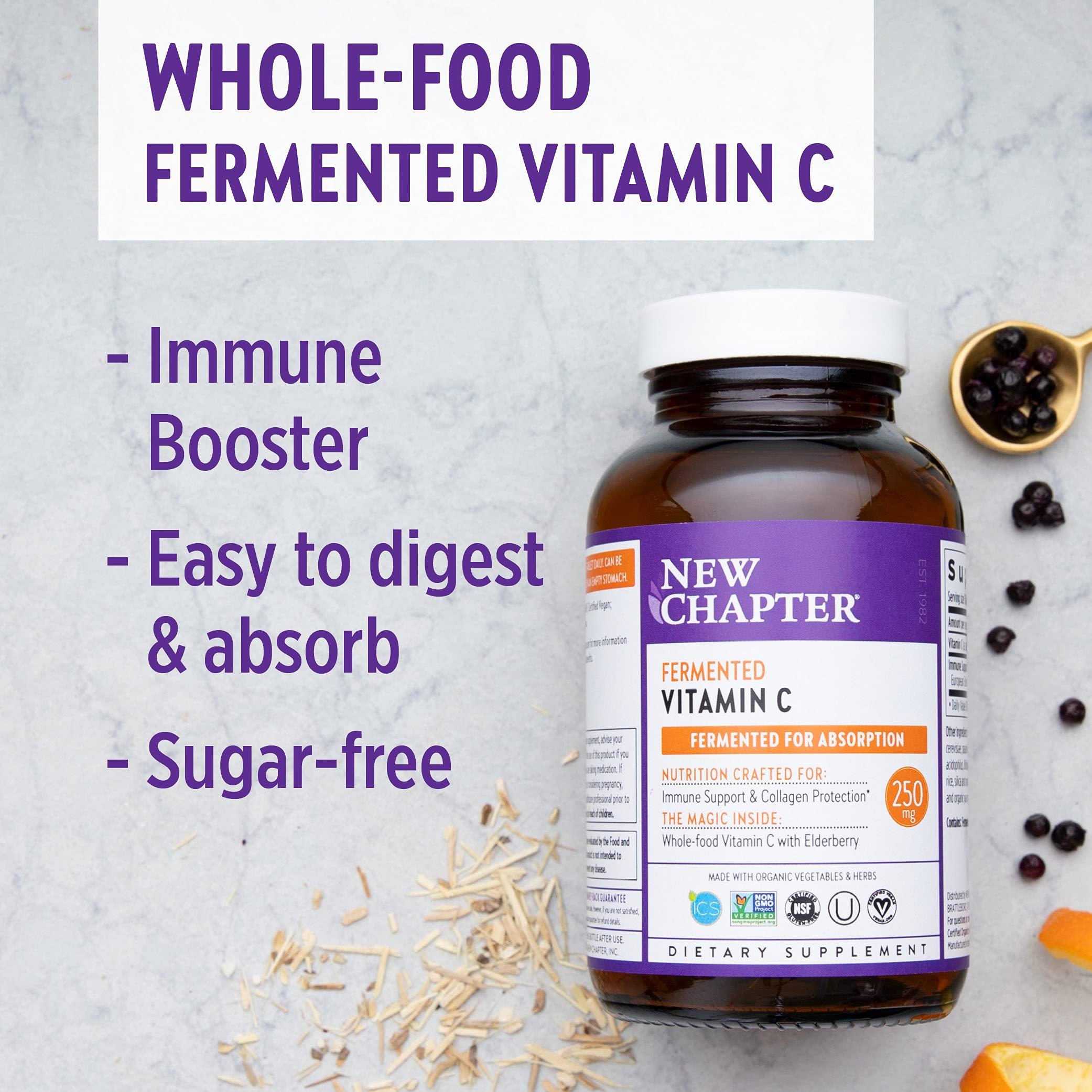 New Chapter Fermented Vitamin c, 30 Count