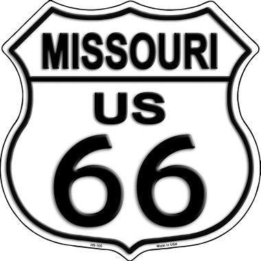 Smart Blonde Missouri Route 66 Highway Shield Metal Sign HS-105