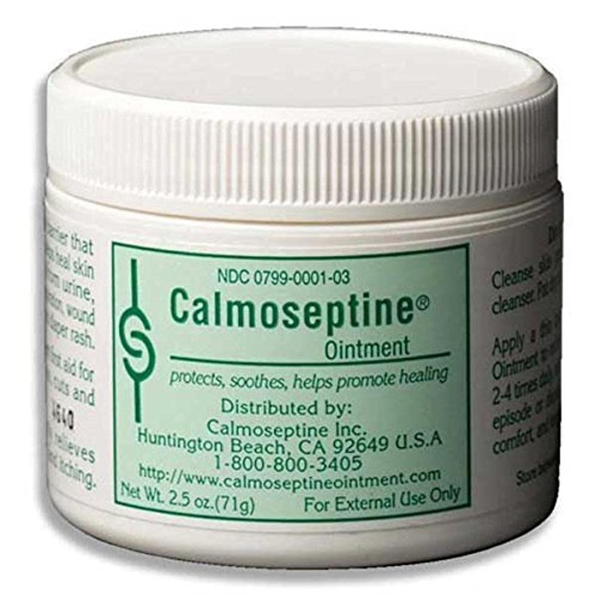 Calmoseptine Cream Skin Protectant - 2.5oz Jar Protects and Helps Heal Skin Irritations, 1/Each by Calmosepti Pack of 3