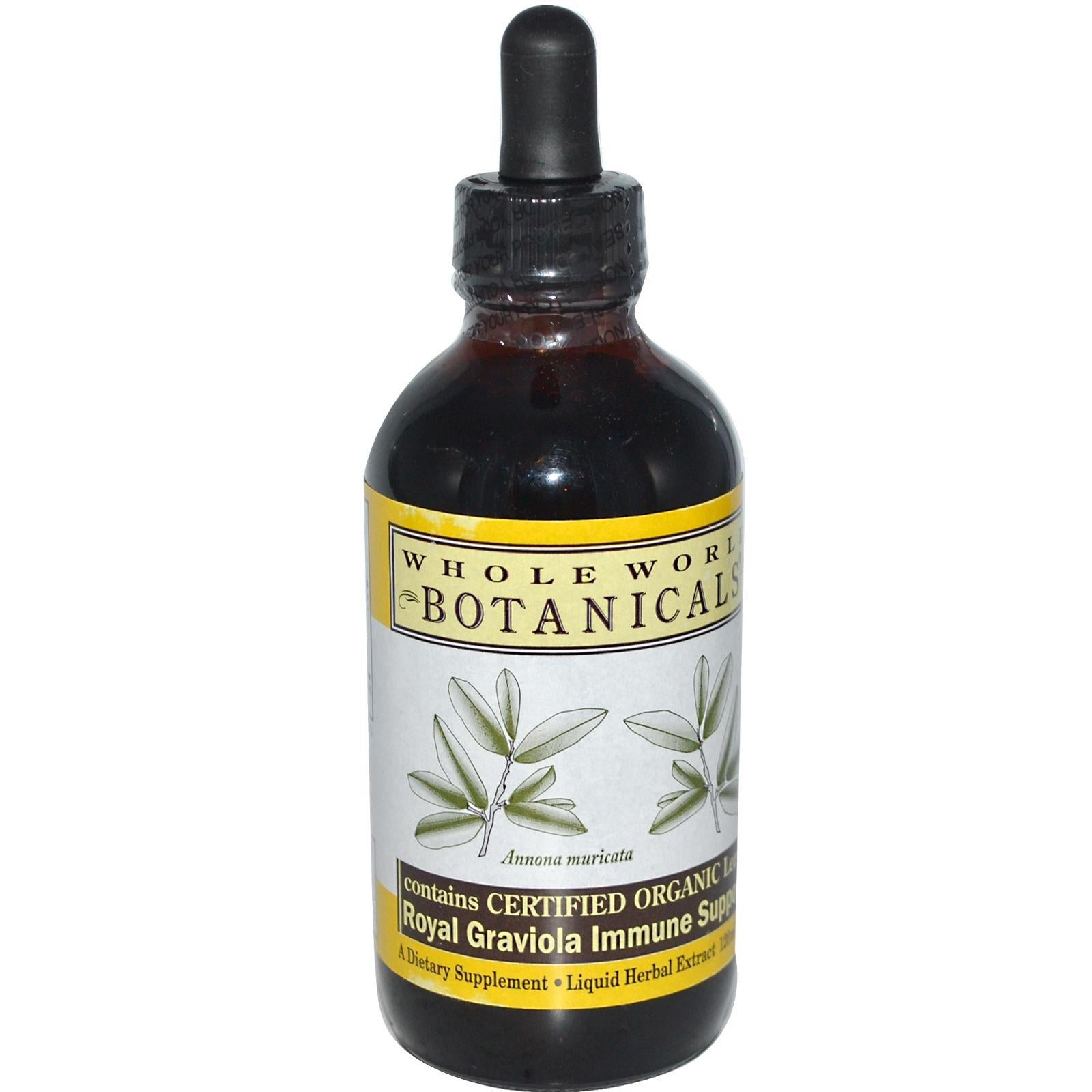 Whole World BOTANICALS Graviola Liquid Extract, 4 OZ