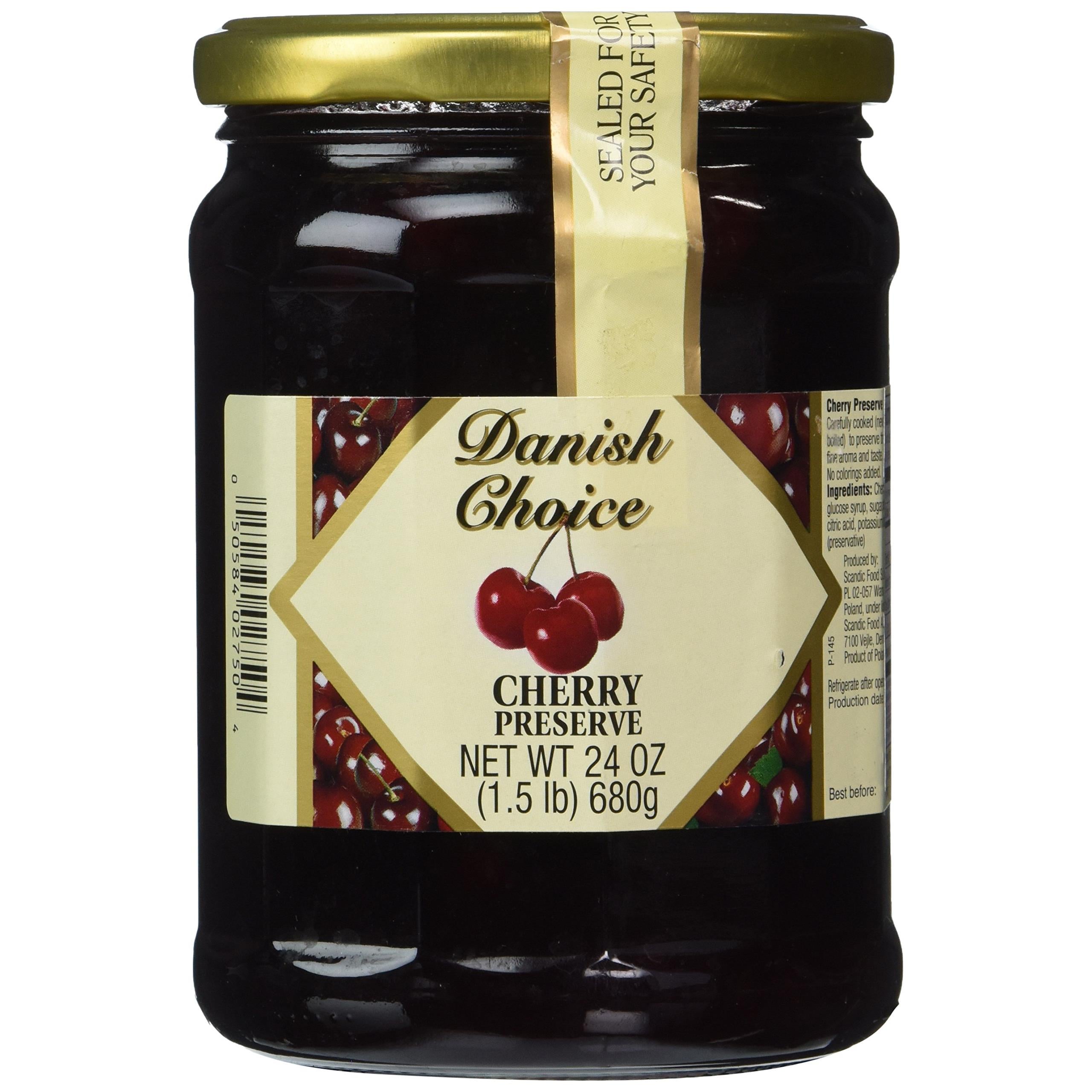 Danish Choice Cherry Preserve 24oz