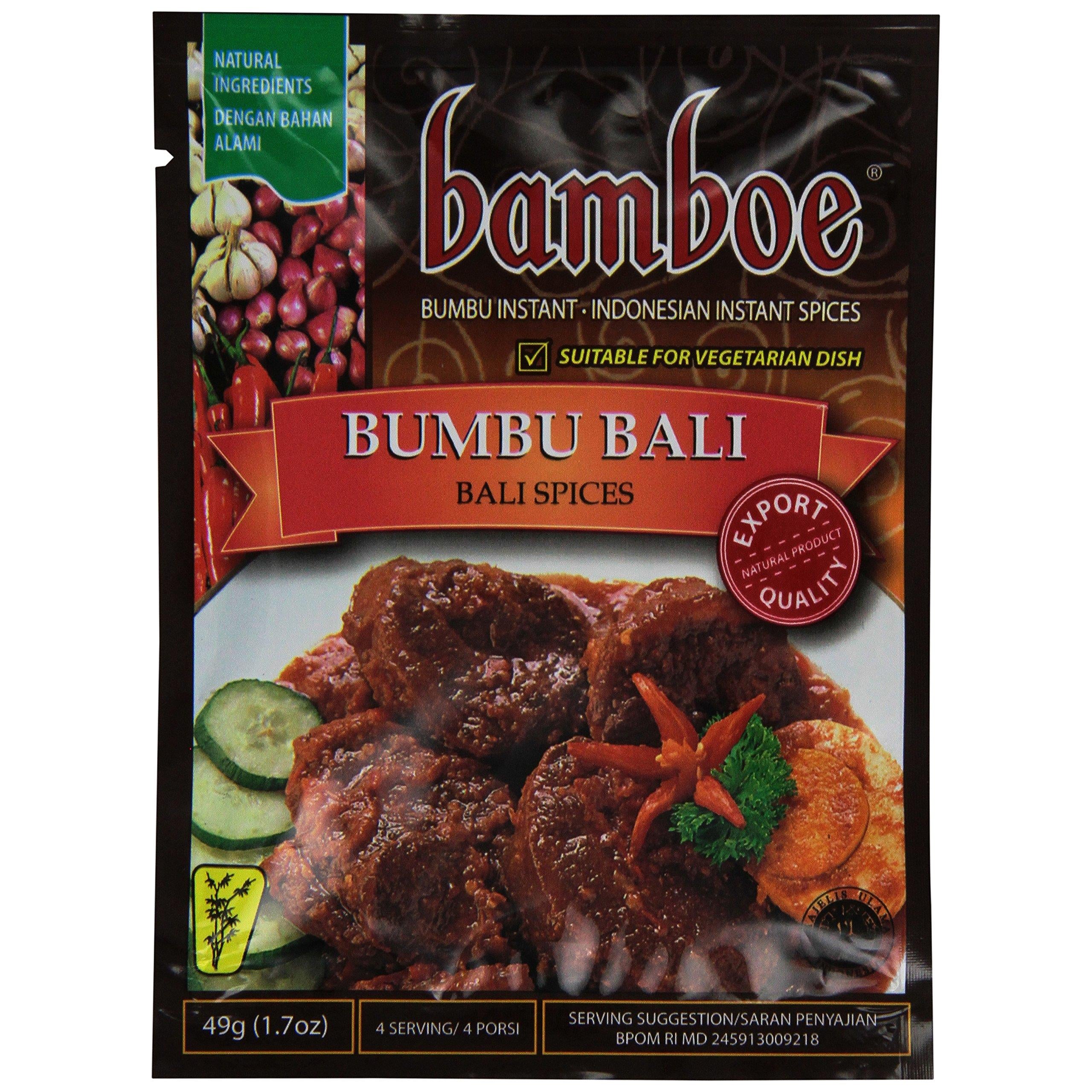 Bamboe Bumbu Bali Spices, Indonesia InstantSpices 1.7-Ounce (Pack of 12)