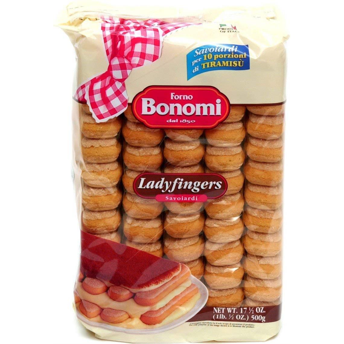 Forno Bonomi Savoiardi Ladyfingers 17 1/2 oz. package - PACK OF 2