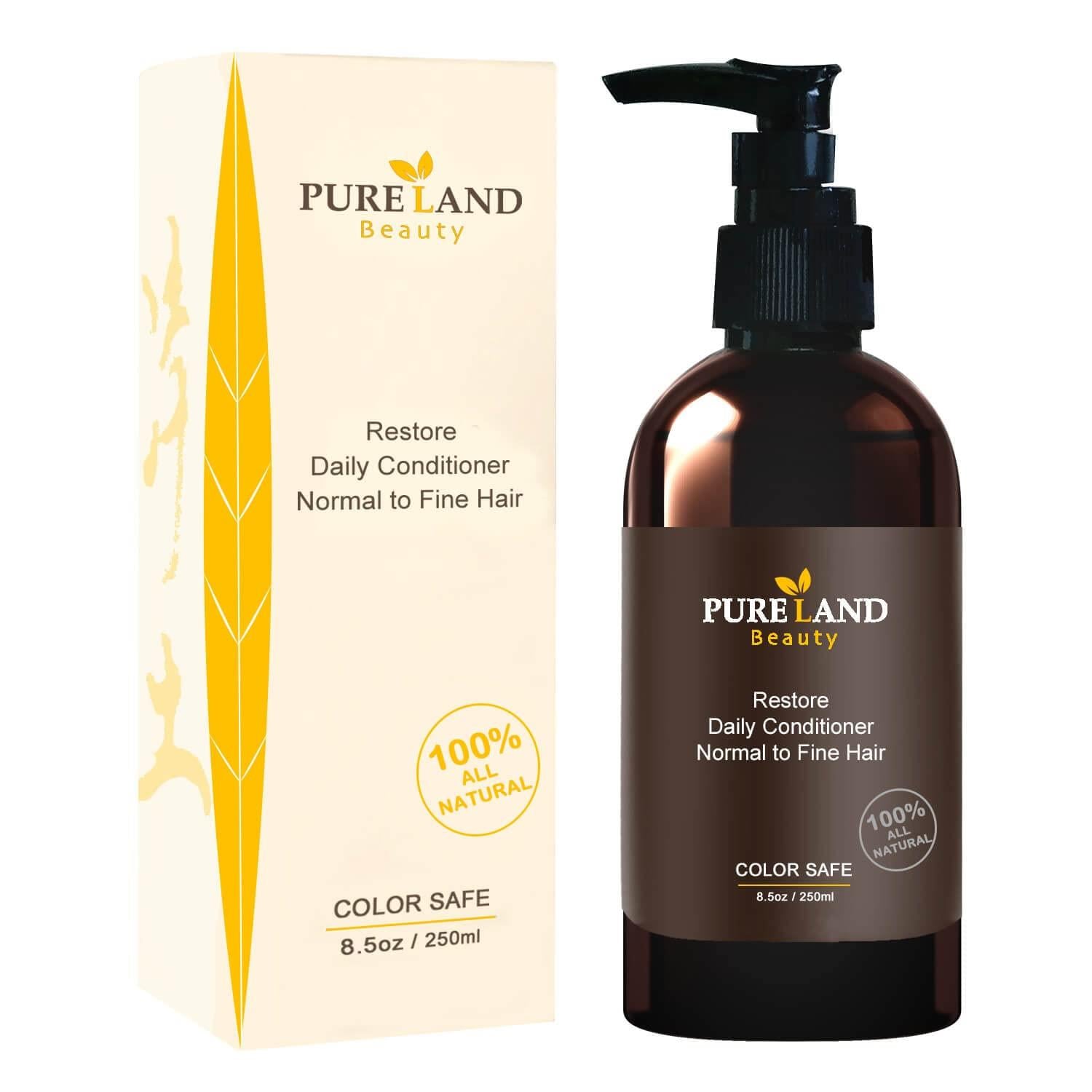 PURELAND Beauty Restore Daily 100% All Natural Conditioner, Sulfate-free 8.5 oz.