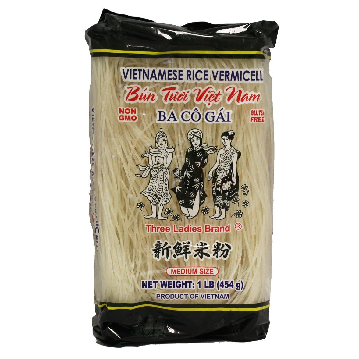 Three Ladies Vietnamese Rice Stick Vermicelli, 16 oz., 3 Pack