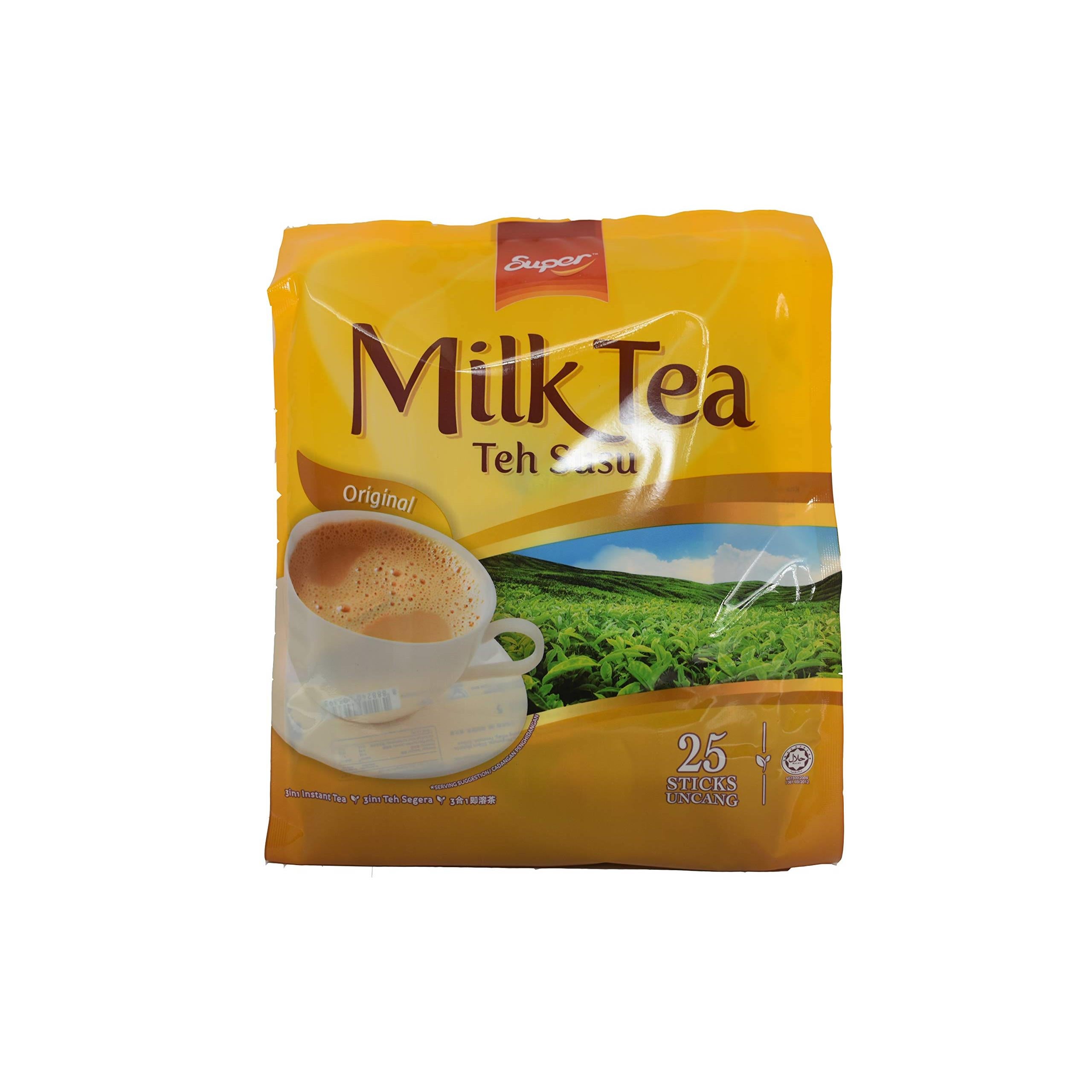 SUPER Milk Tea Original 2 Packs (Total 50 sticks)