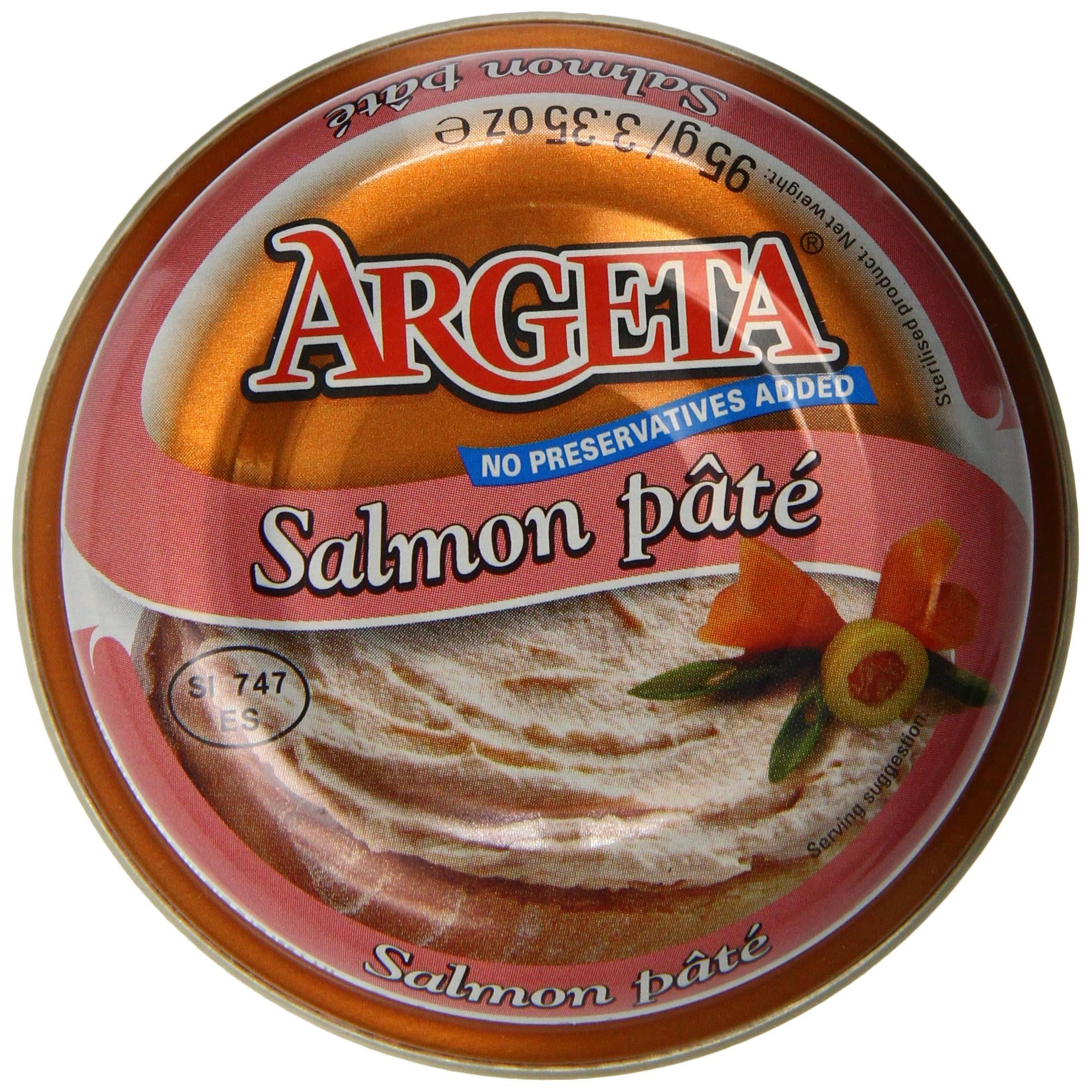 Argeta Pate Spread, Salmon, 3.35 Ounce