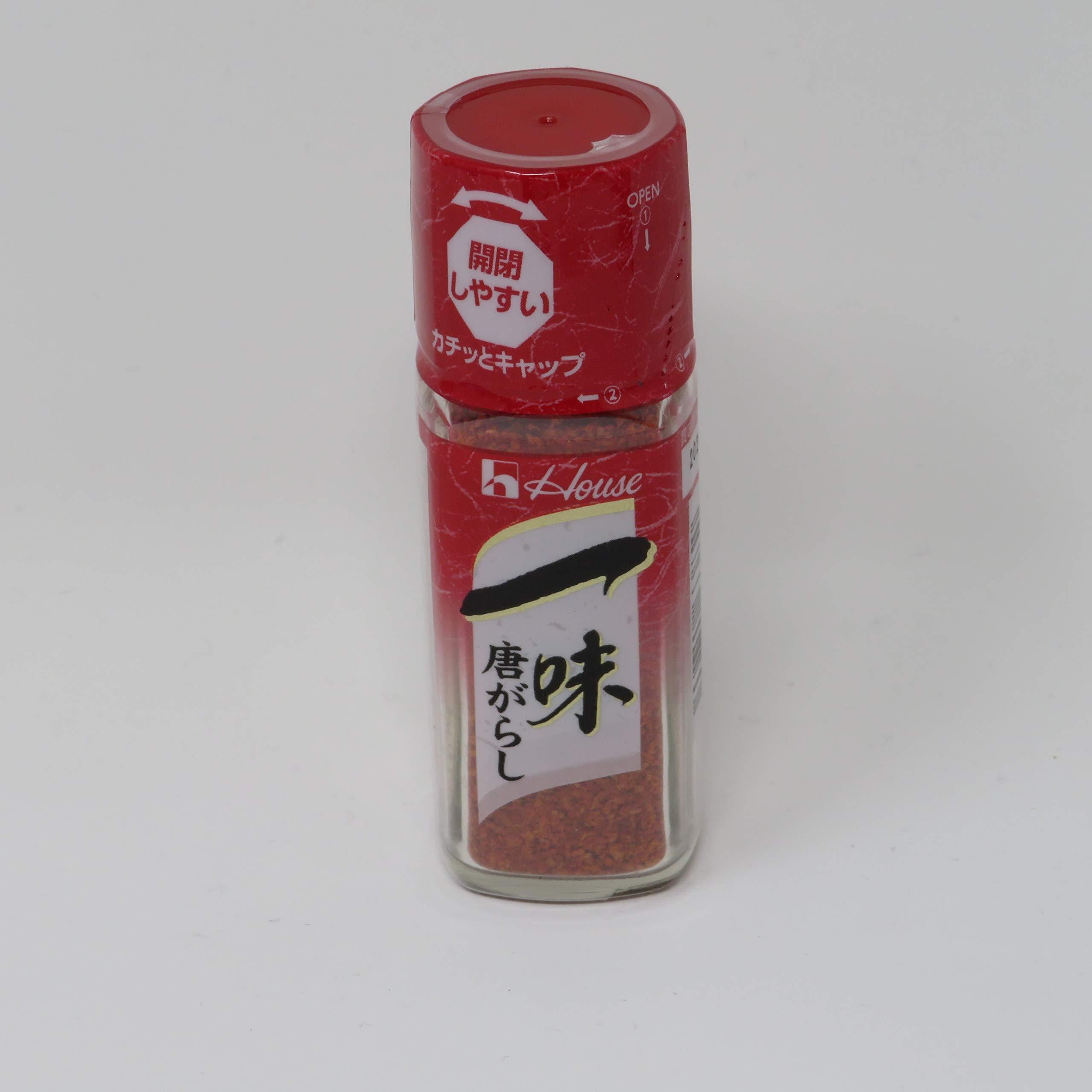 Ichimi Togarashi (red pepper flakes) 0.56 Oz(16g) Small bottle, Japanese Spice