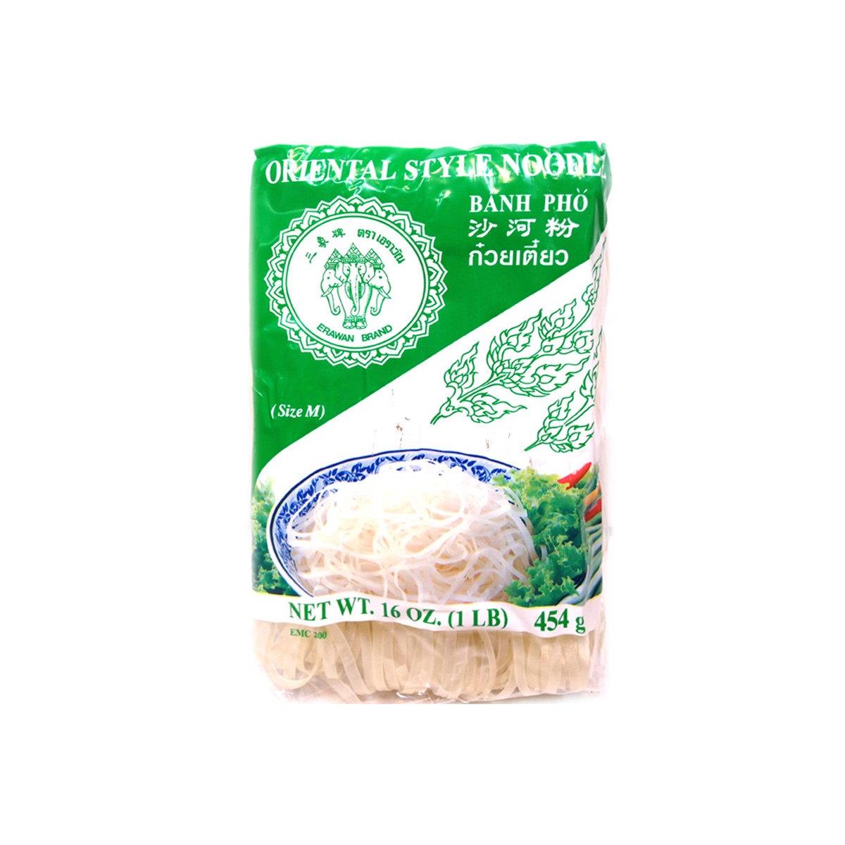 Oriental Style Noodle (Size M / Banh Pho) - 16oz (Pack of 1)