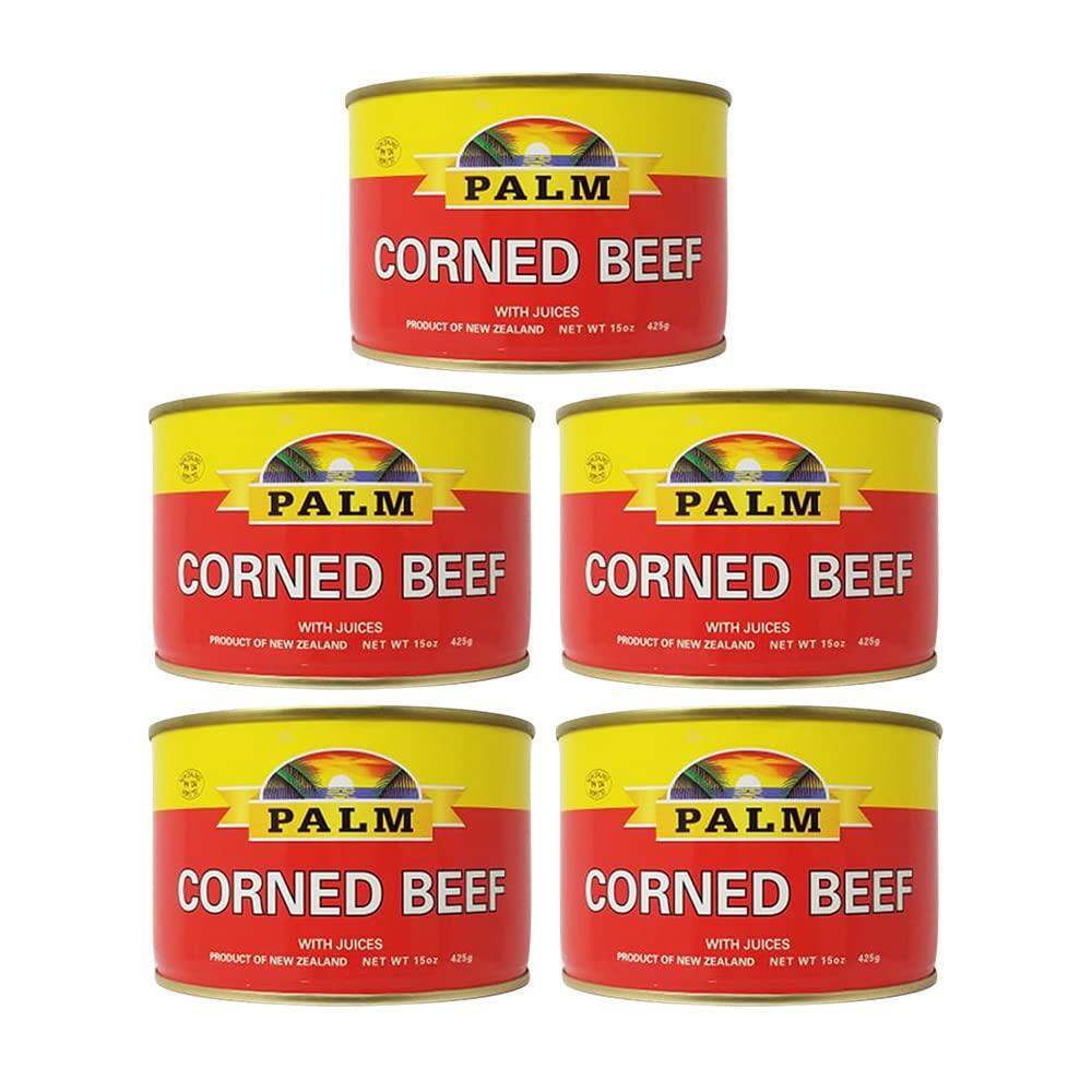 Palm Corned Beef with Juices 15oz (Pack of 5)