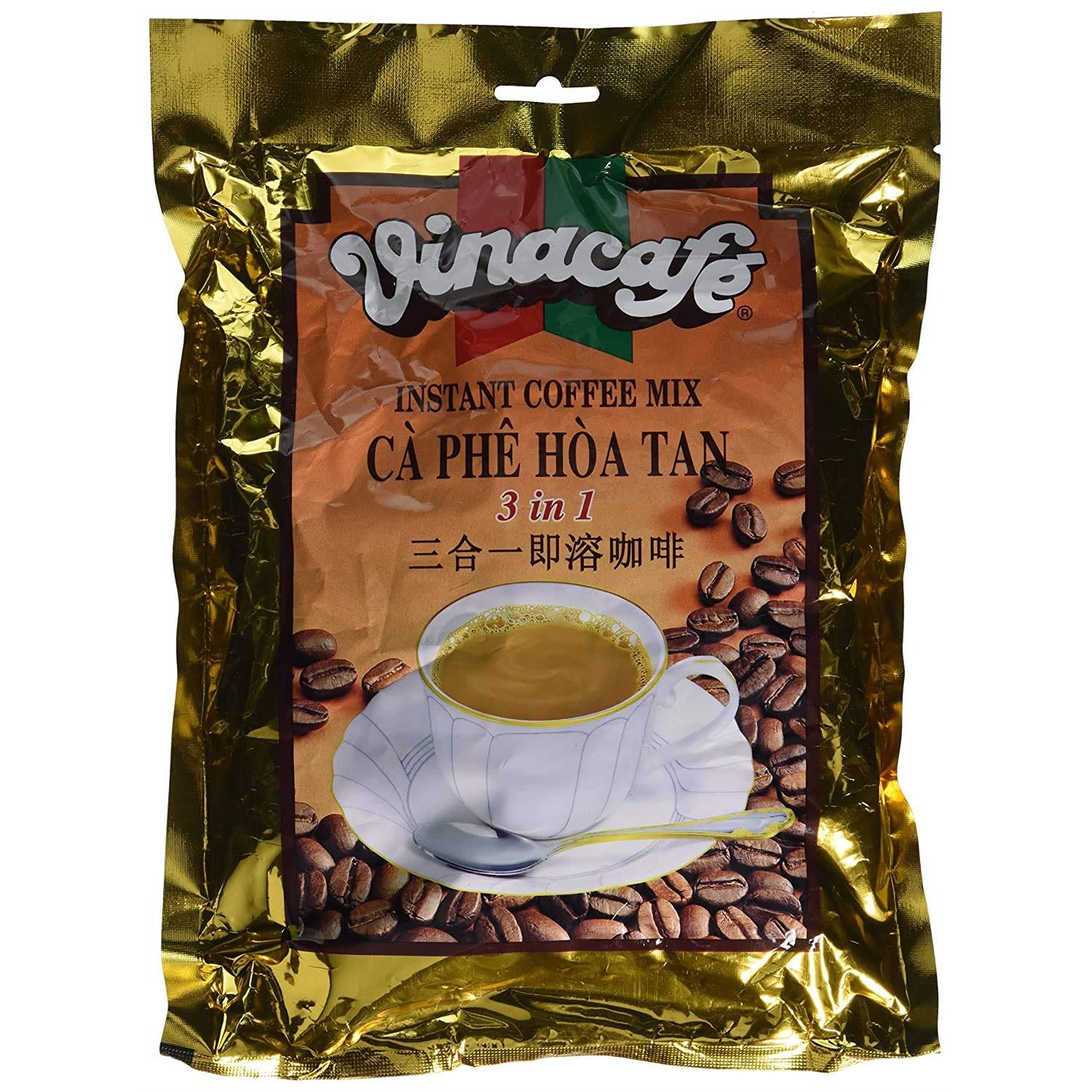 Vinacafe Vietnamese Instant Coffee 3 in 1 Mix - Pack of 5