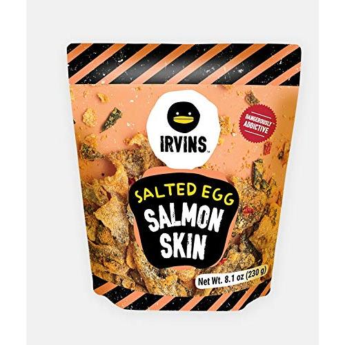IRVINS Salted Egg Salmon Skin 8.1oz / 230g