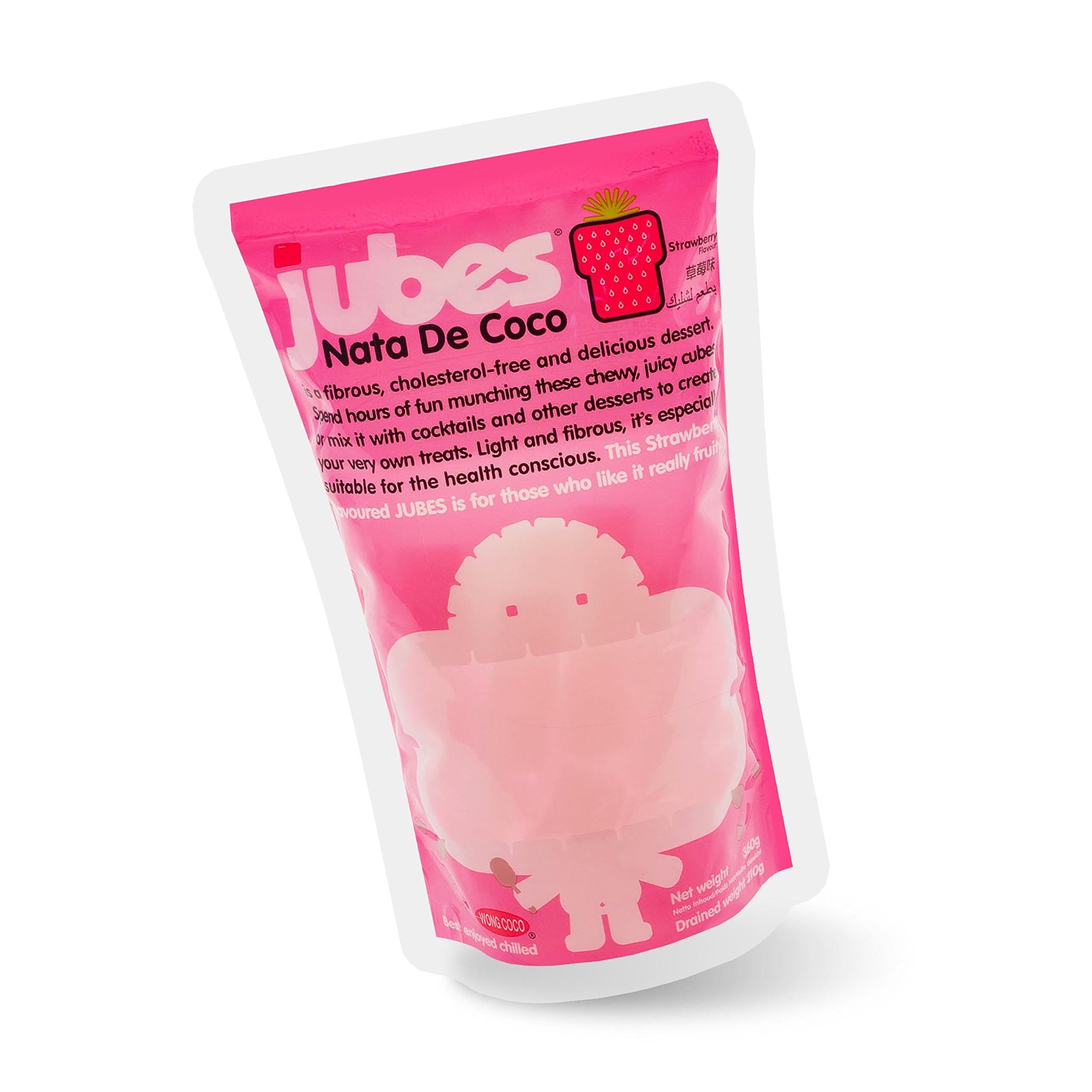 Jubes Nata De Coco Pack of 6 (Strawberry)