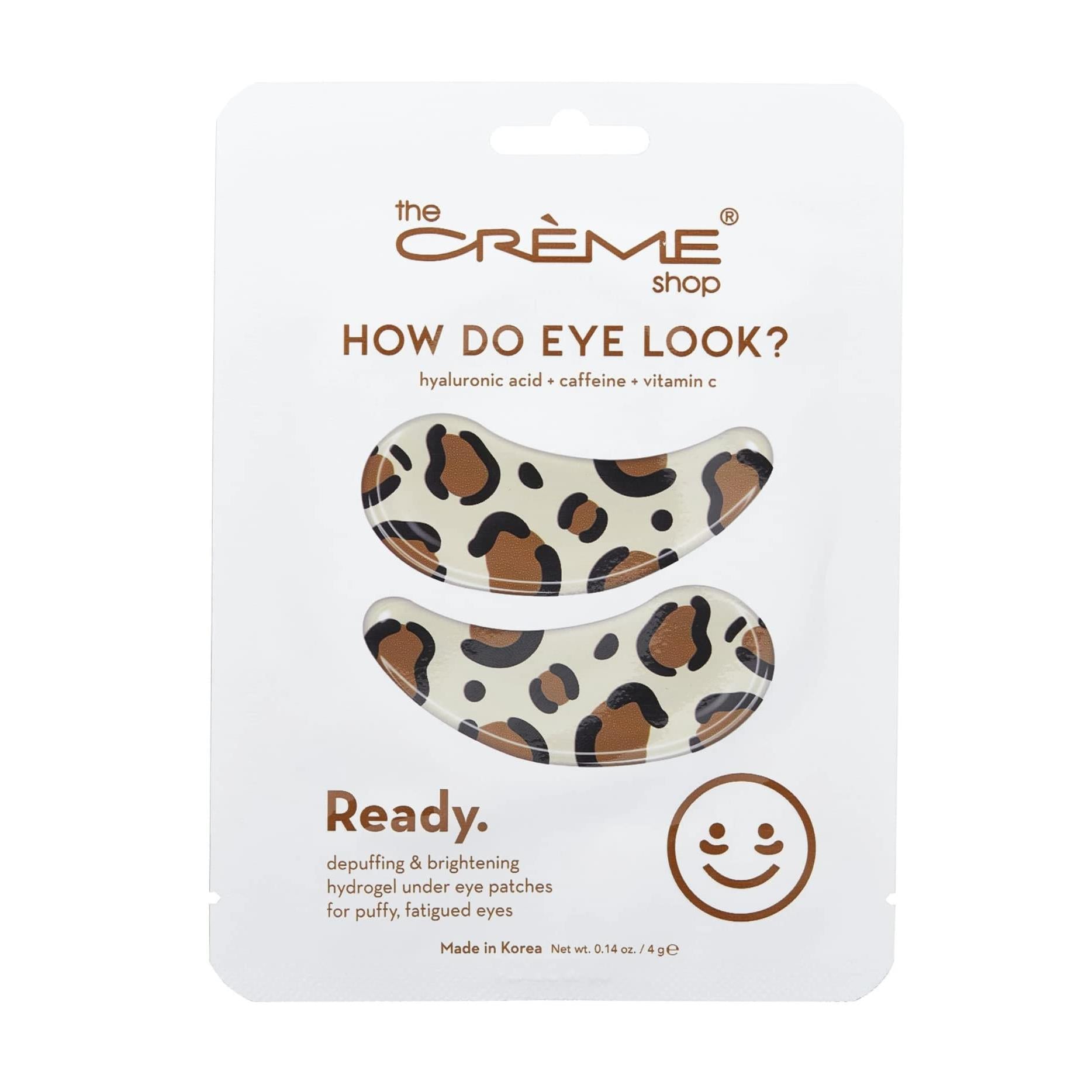 The Creme Shop How Do Eye Look? - Ready Under Eye Patches for depuffing & brightening 3 Packs
