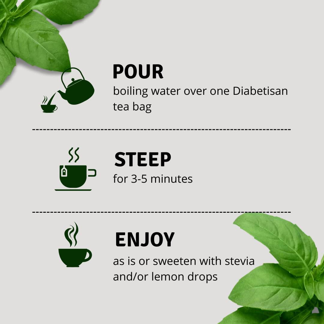 Hanan Peruvian Secrets Deabetisan Herbal Tea | 100% Natural S ugar Balance Blend | 25 Tea Bags | Traditionally used for Supporting Glucose Levels