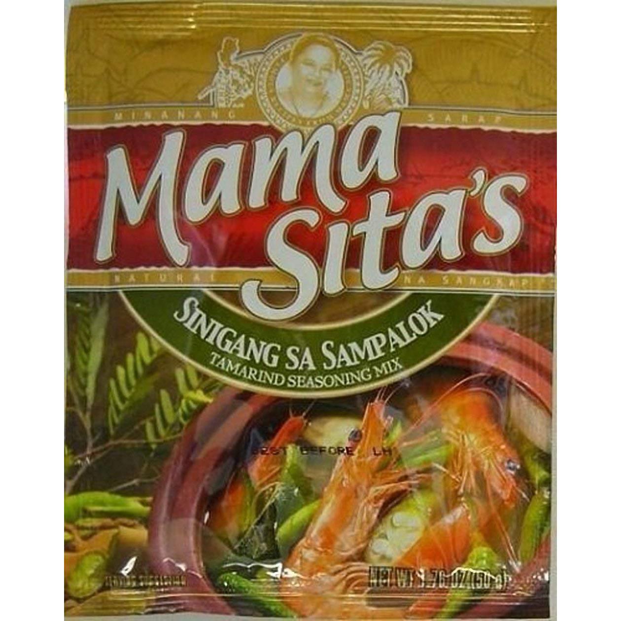 Mama Sita's Sinigang Sa Sampalok Tamarind Seasoning Mix 1.76oz (50g) 6 Pack