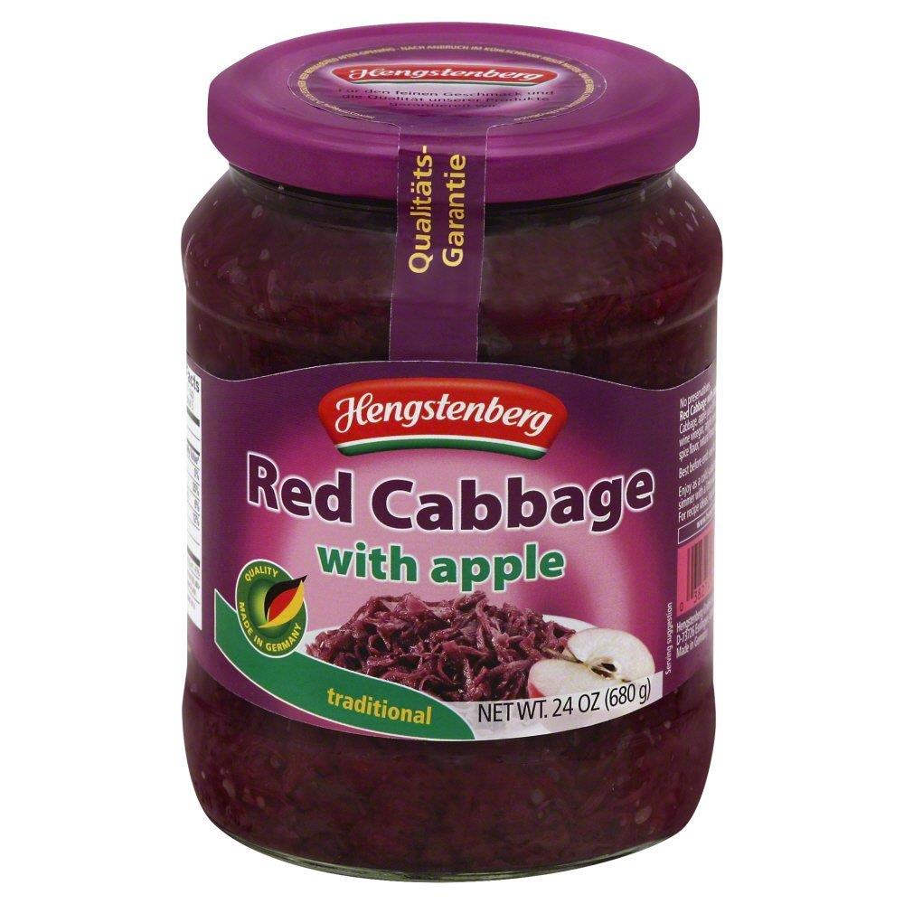 Hengstenberg Red Cabbage With Apple 24.3 OZ(Pack of 2)