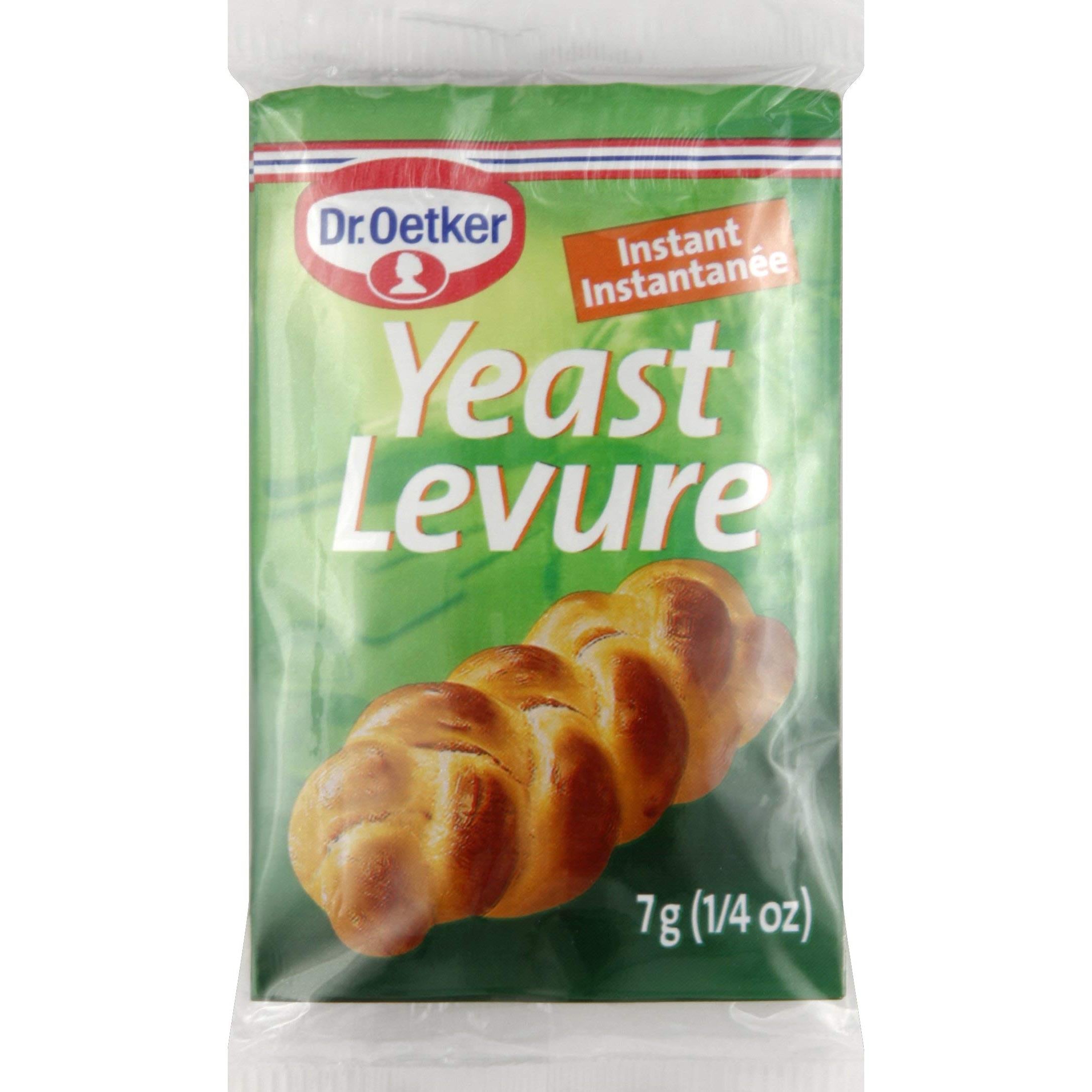 Dr. Oetker Yeast Levure Instant, 0.25-Ounce (Pack of 3)