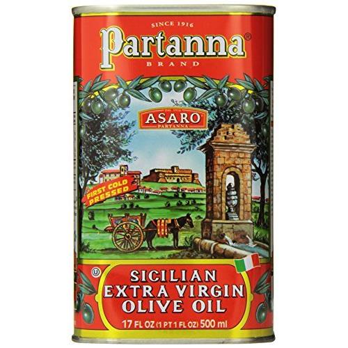 Partanna Extra Virgin Olive Oil, 17-Ounces by Partanna