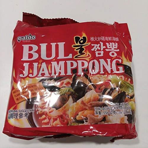 Paldo Lee Yeonbok Jjajang Myun/ Noodle Soup, Jjamppong, 4.90 Ounce (Pack of 8)