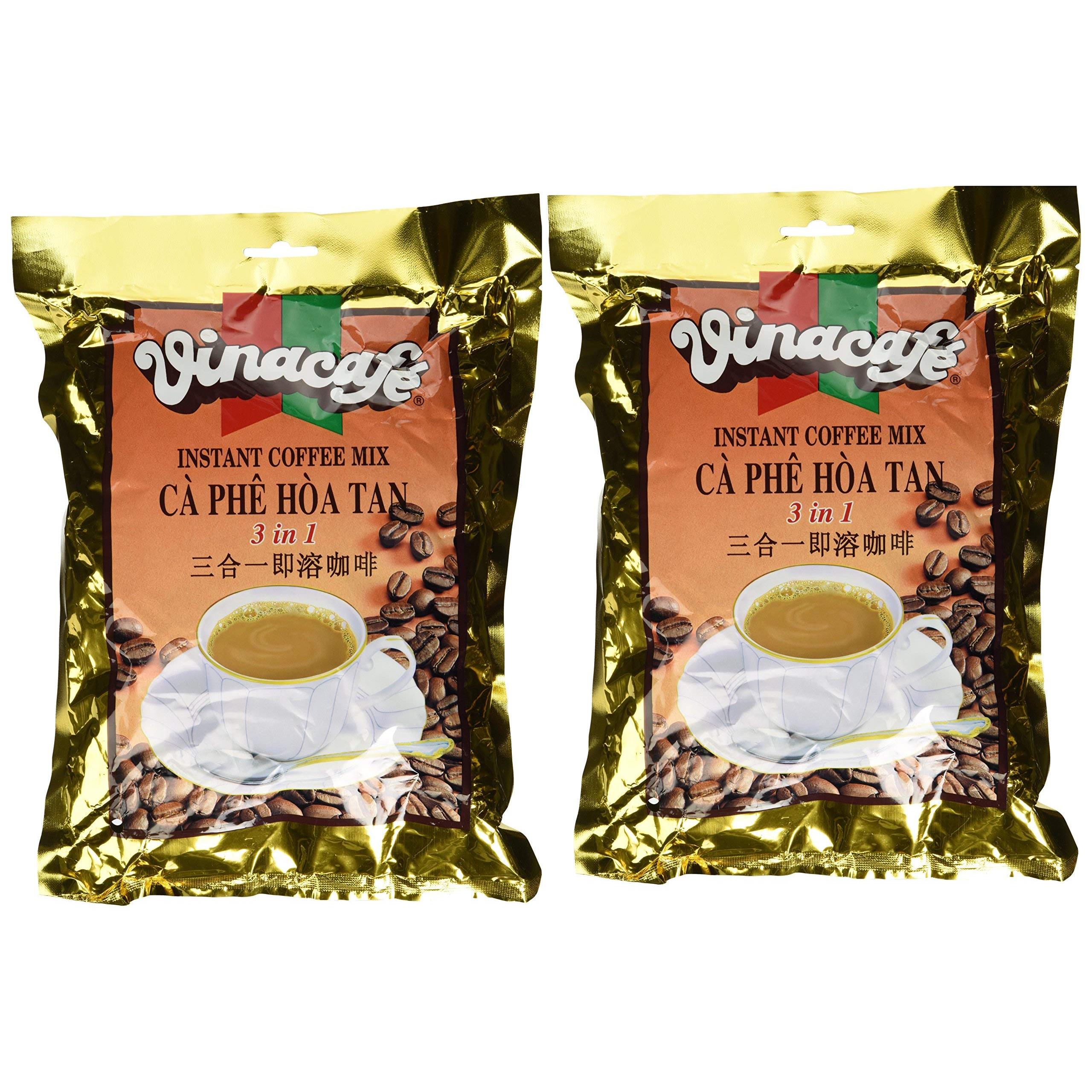 Vinacafe 3 in 1 Instant Vietnamese Coffee Mix (Regular) , Pack of 2
