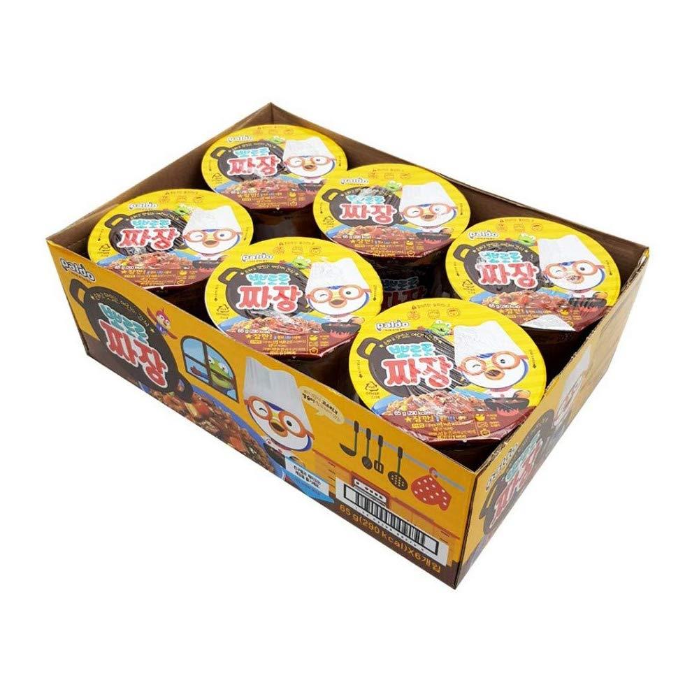 [Paldo] Pororo Jjajang Cup Noodles (Pack of 6) / Korean food / Korean ramen / K-food (overseas direct shipment)