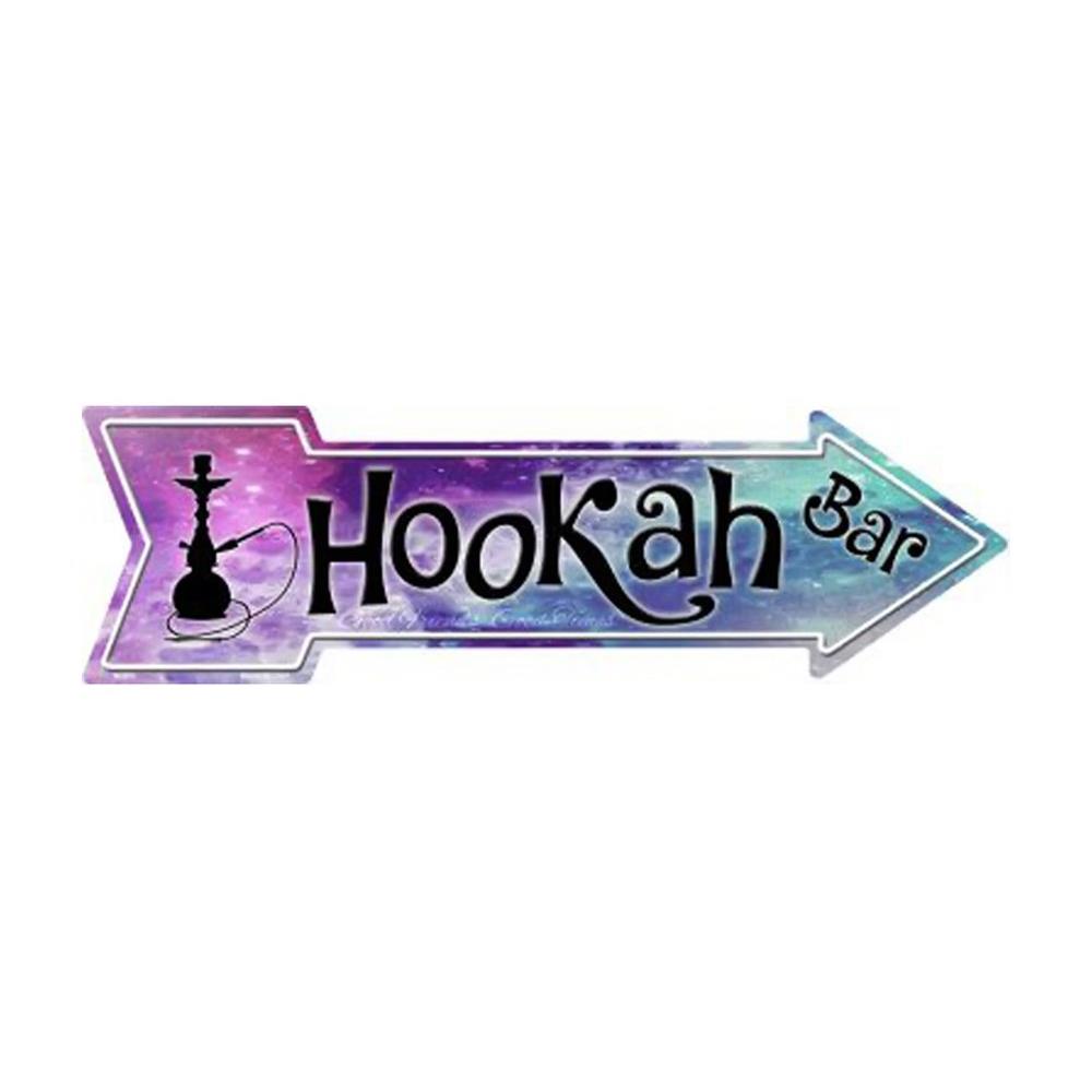 SMART BLONDE Hookah Bar Novelty Metal Arrow Sign A-266