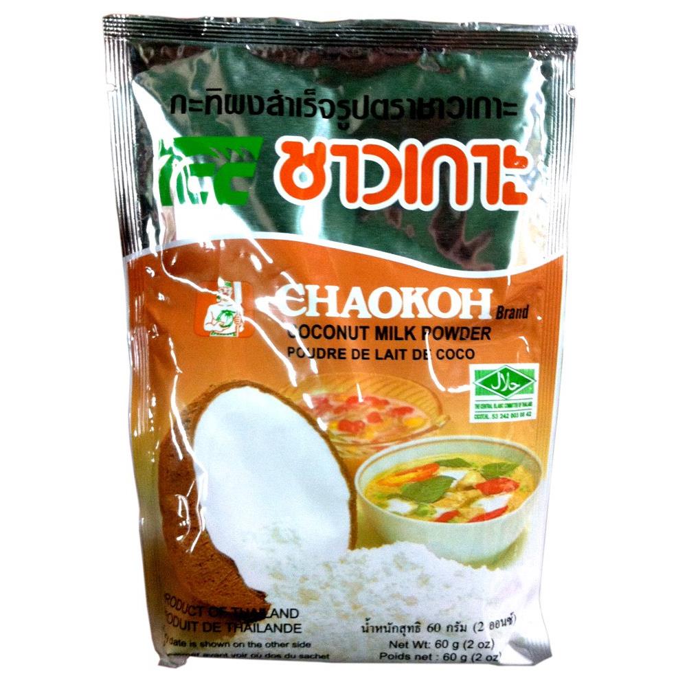 Chaokoh Thai COCONUT MILK POWDER 2oz (4 Pack)