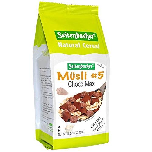Seitenbacher Muesli #5 Choco Muesli, 3 pack 16-Ounce bags, made in Germany