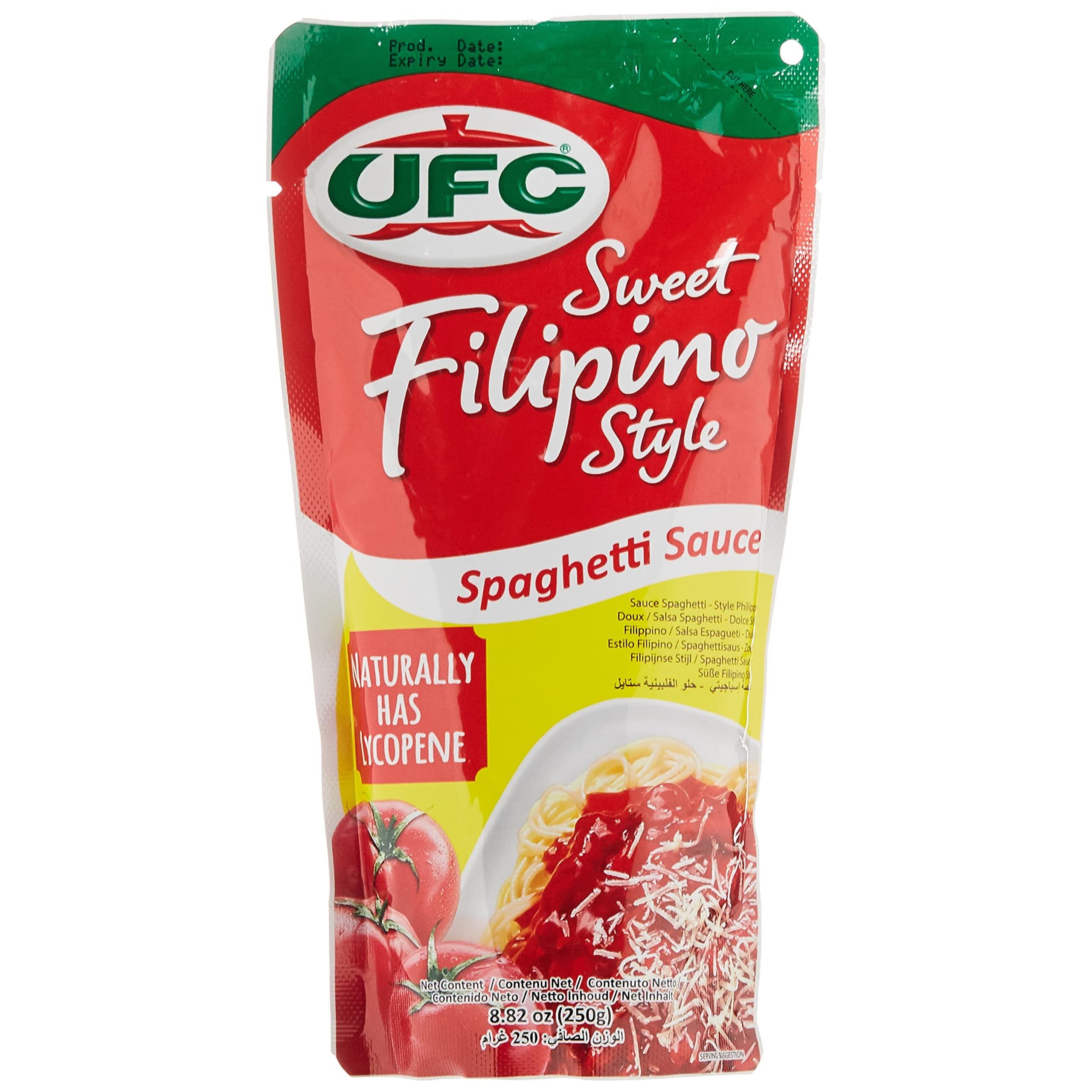 UFC Spaghetti Sauce Sweet Filipino Style, Net Wt 250g (8.82oz)