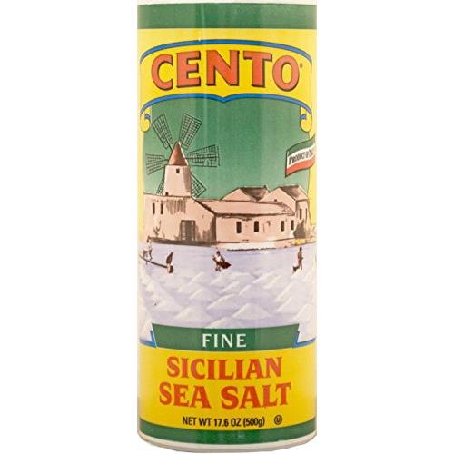 Cento - Fine Tripani Sea Salt, (2)- 17.6 oz. Btls.