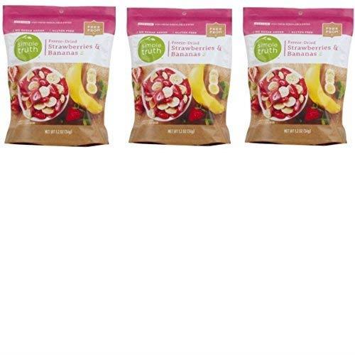 Simple Truth Freeze-Dried Strawberries & Bananas (Pack of 3)