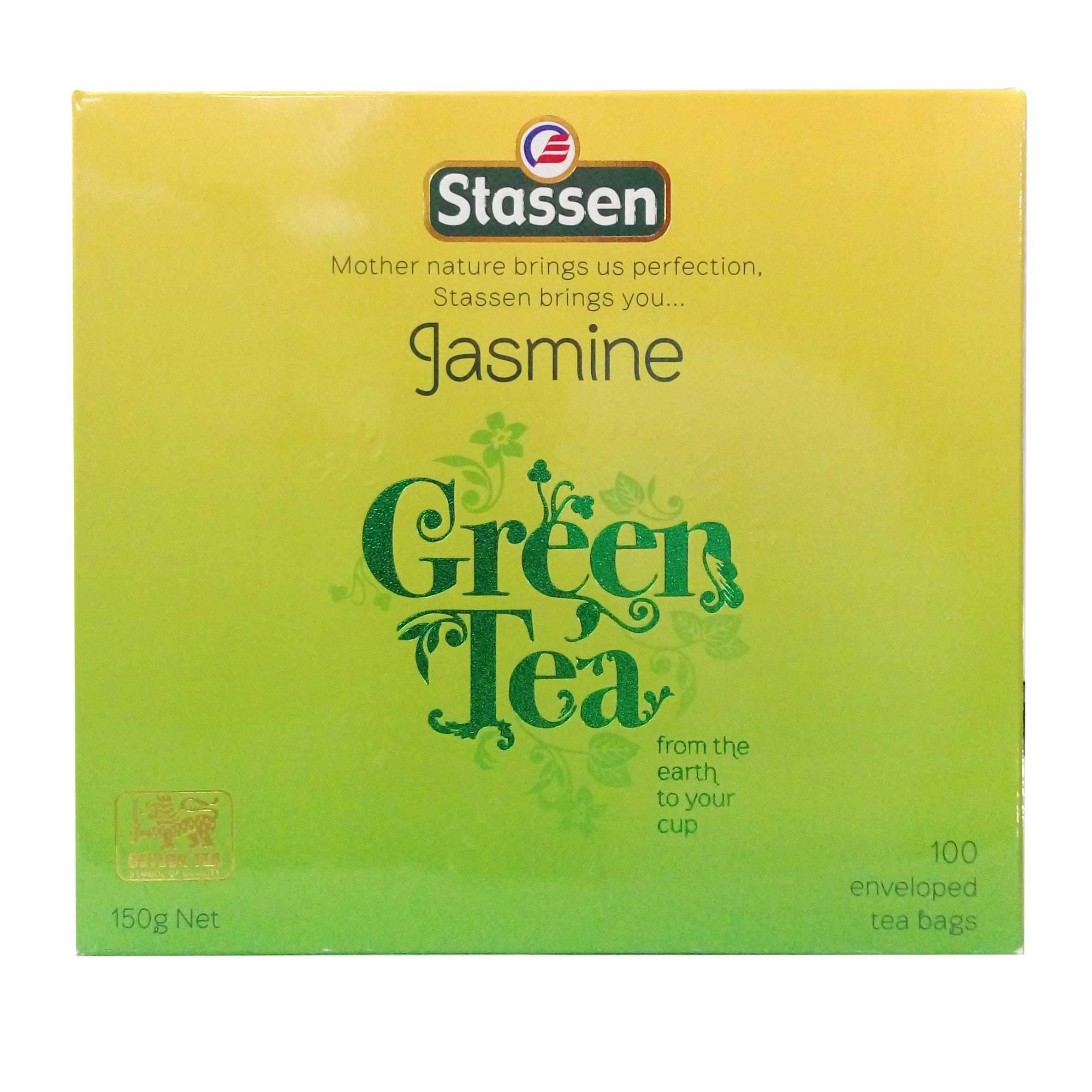 Jasmine Green Tea Contains 100 Enveloped Tea Bags (Package Might Vary)