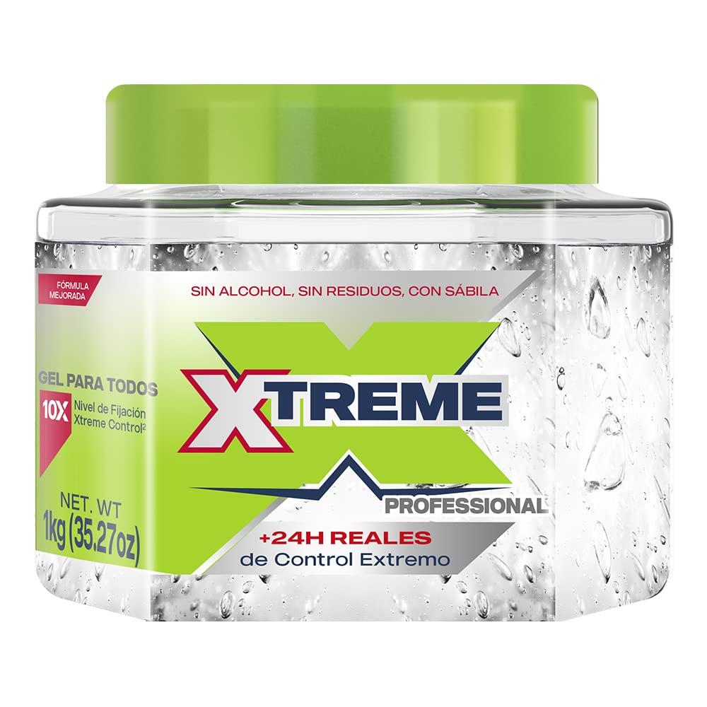 Wet Line Xtreme Professional Mexican Hair Styling Gel Clear Cap 35.27 oz / 1 kg with Aloe (directions and ingredients in Spanish)
