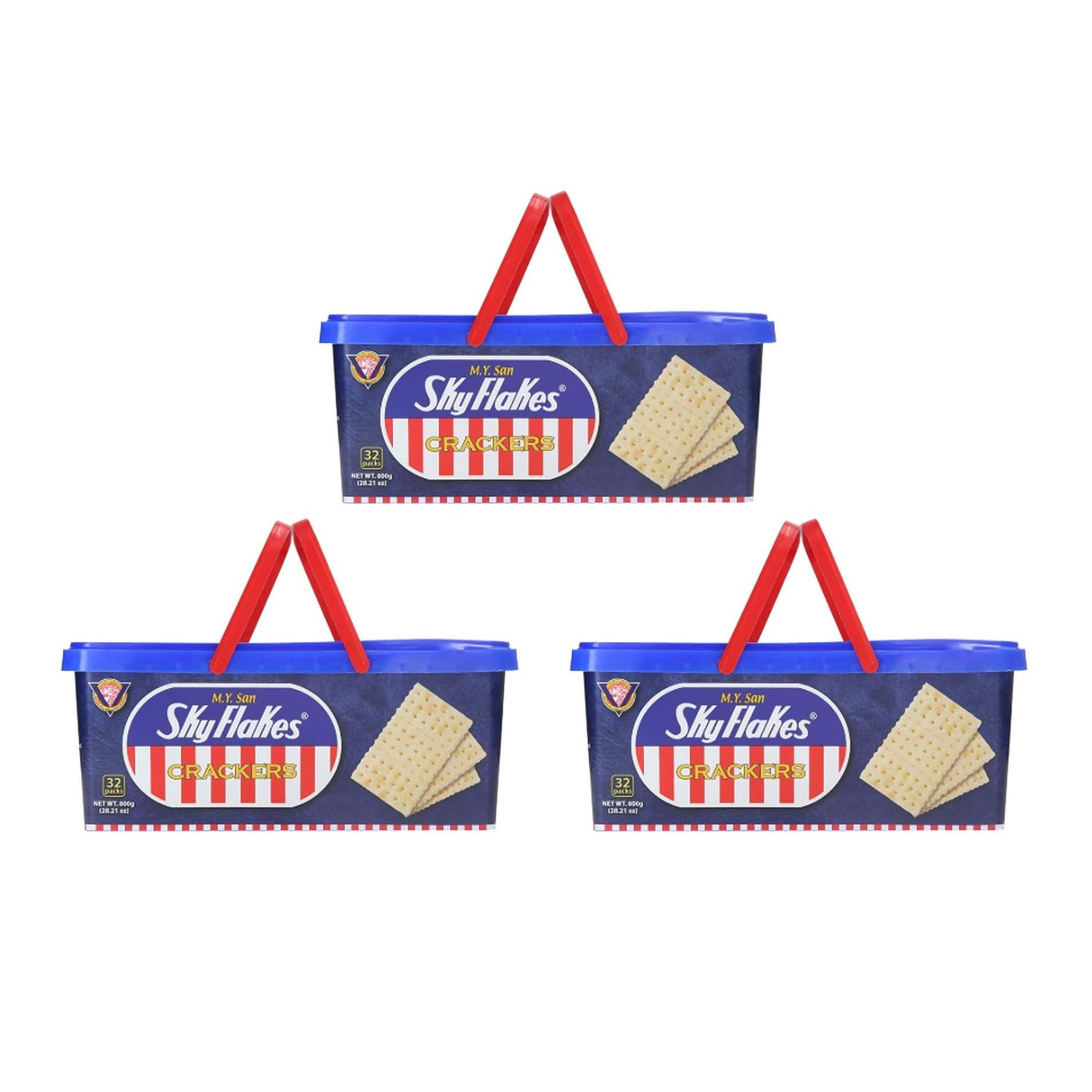 M.Y. San Skyflakes Crackers, (3 Pack, Total of 2400g)