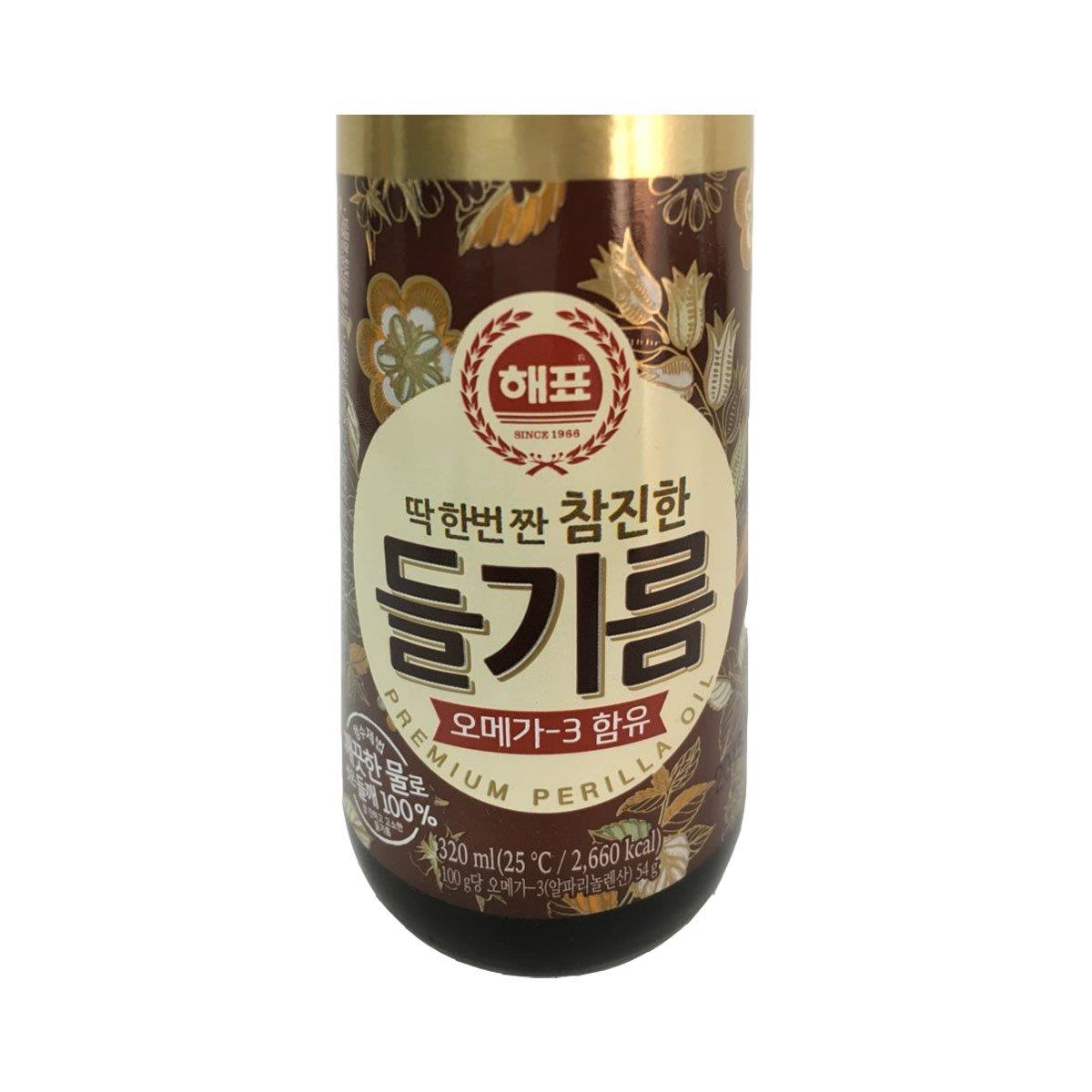 [SAJO] Korean Food Perilla oil / (10.8 fl oz / 320ml)
