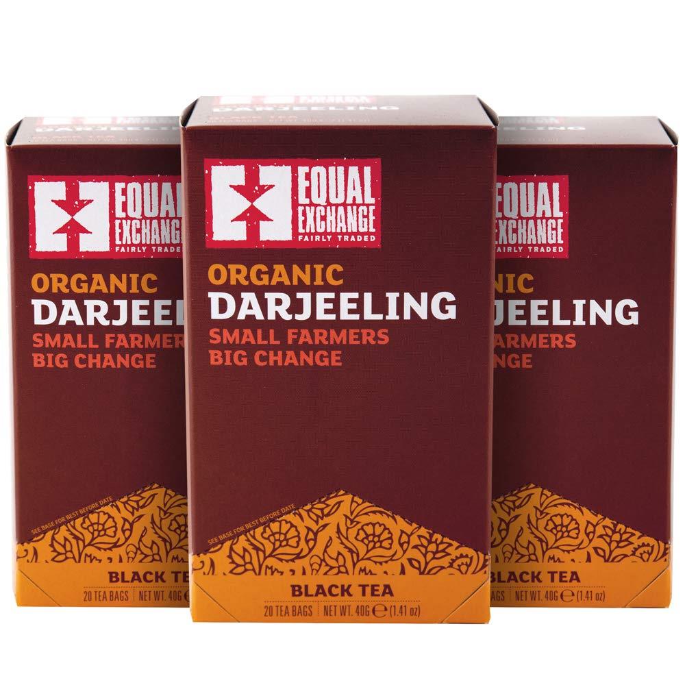 Equal Exchange Organic Darjeeling Tea, 20-Count (Pack of 3)