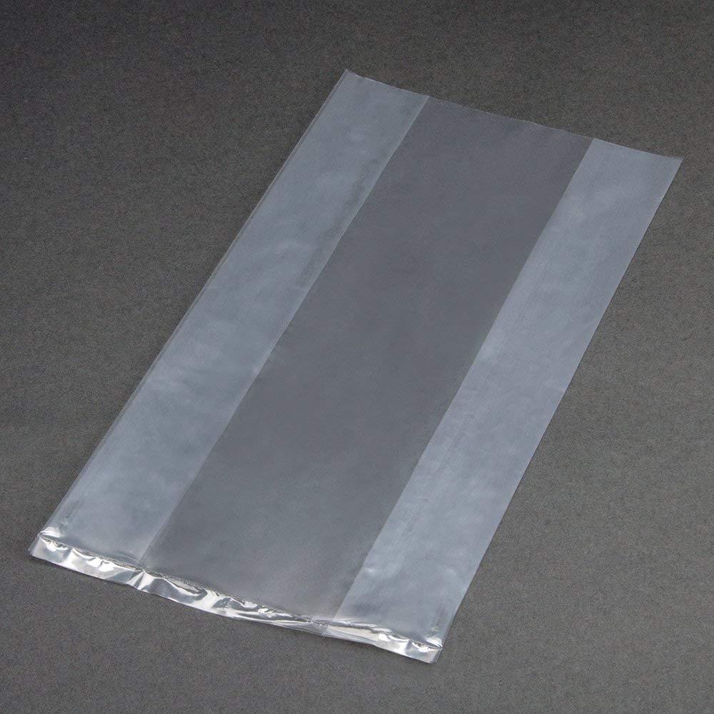 Elkay Plastics 20G-042008 2 mil Low Density Gusset Bag, 4" x 2" x 8", Clear (Pack of 1000)