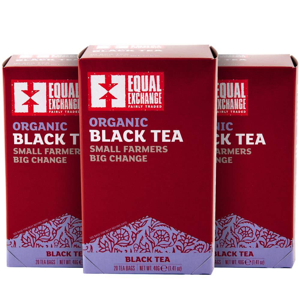 Equal Exchange Organic Black Tea, 20-Count (Pack of 3)