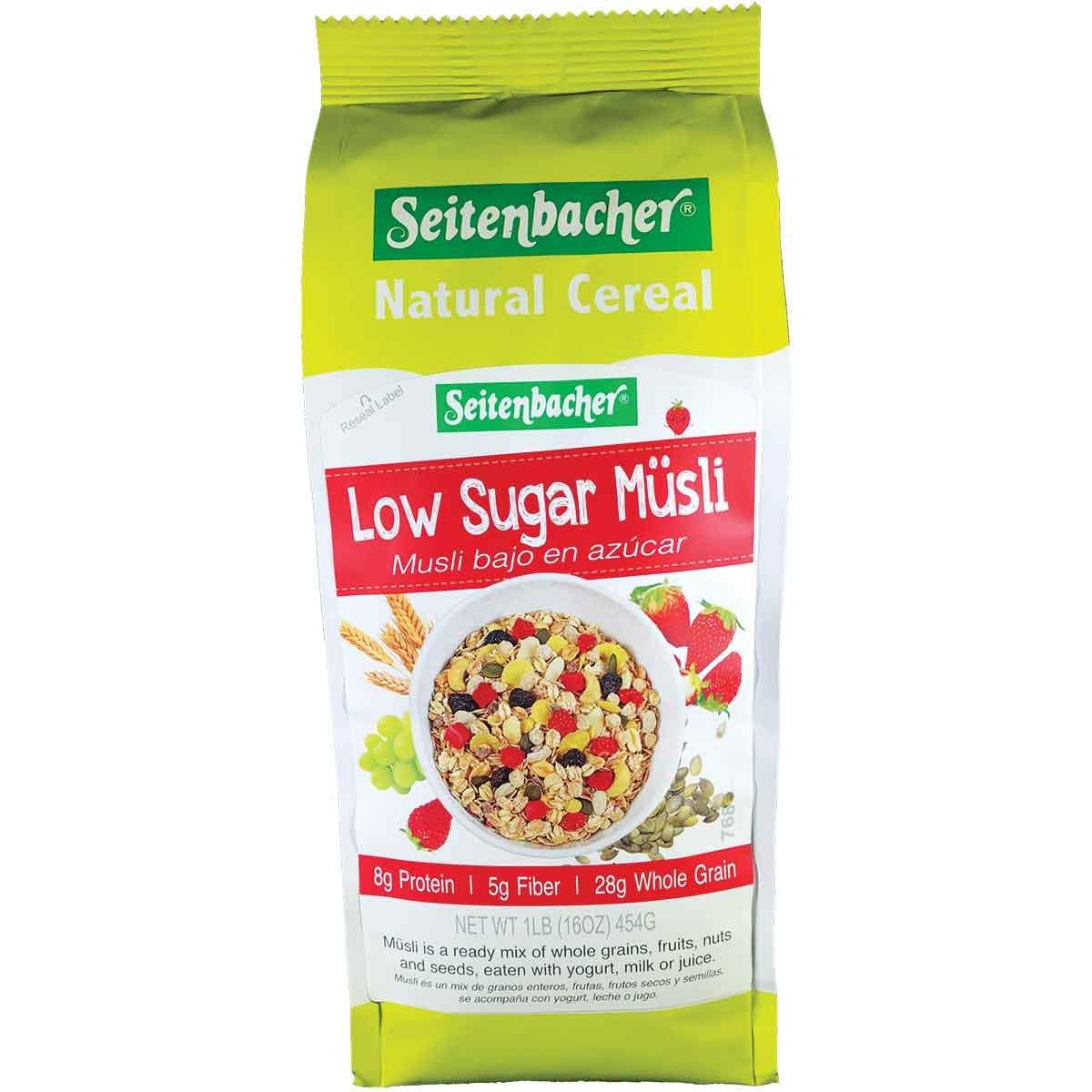 Seitenbacher Low Sugar Muesli Natural Cereal, 16 Ounce
