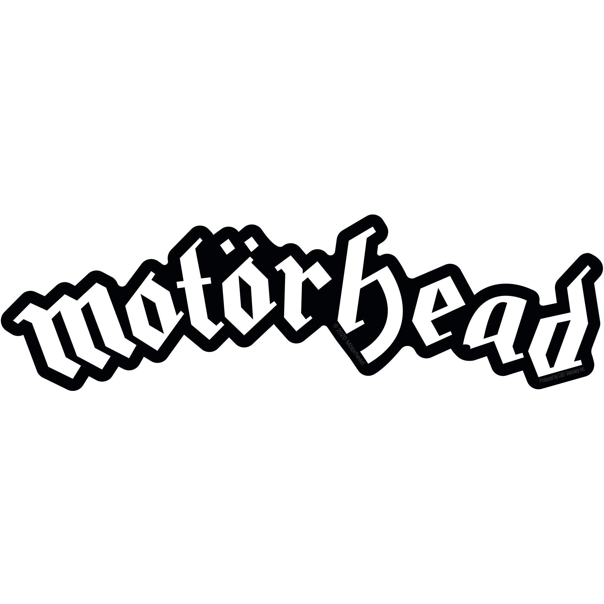 C&D Visionary Motorhead Logo Sticker, White