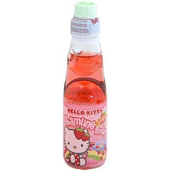 Hello Kitty Ramune Soda Strawberry 6.6 Fz