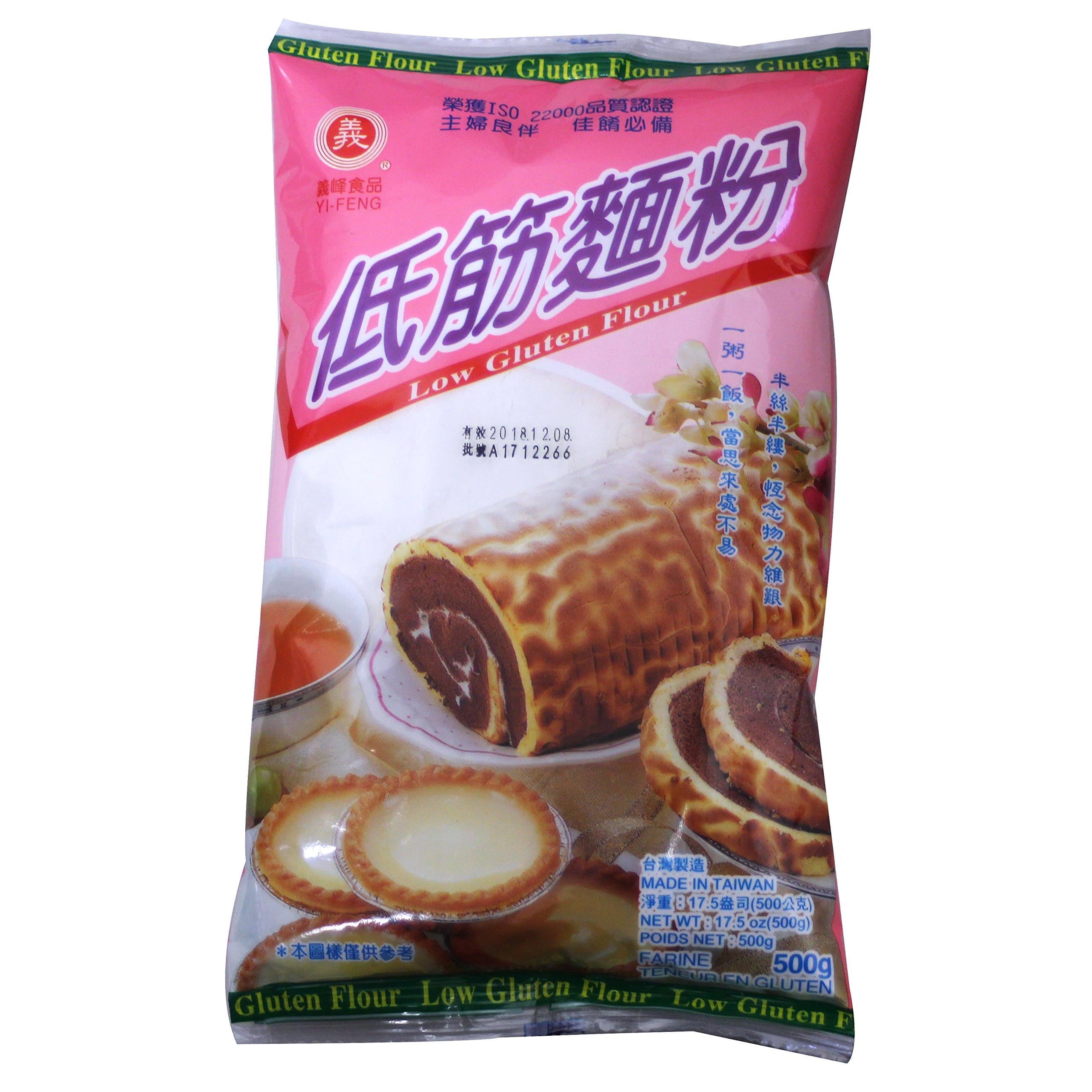 低筋 麵粉 Low Gluten Flour 17.6 Oz/ 500g (1 pack)