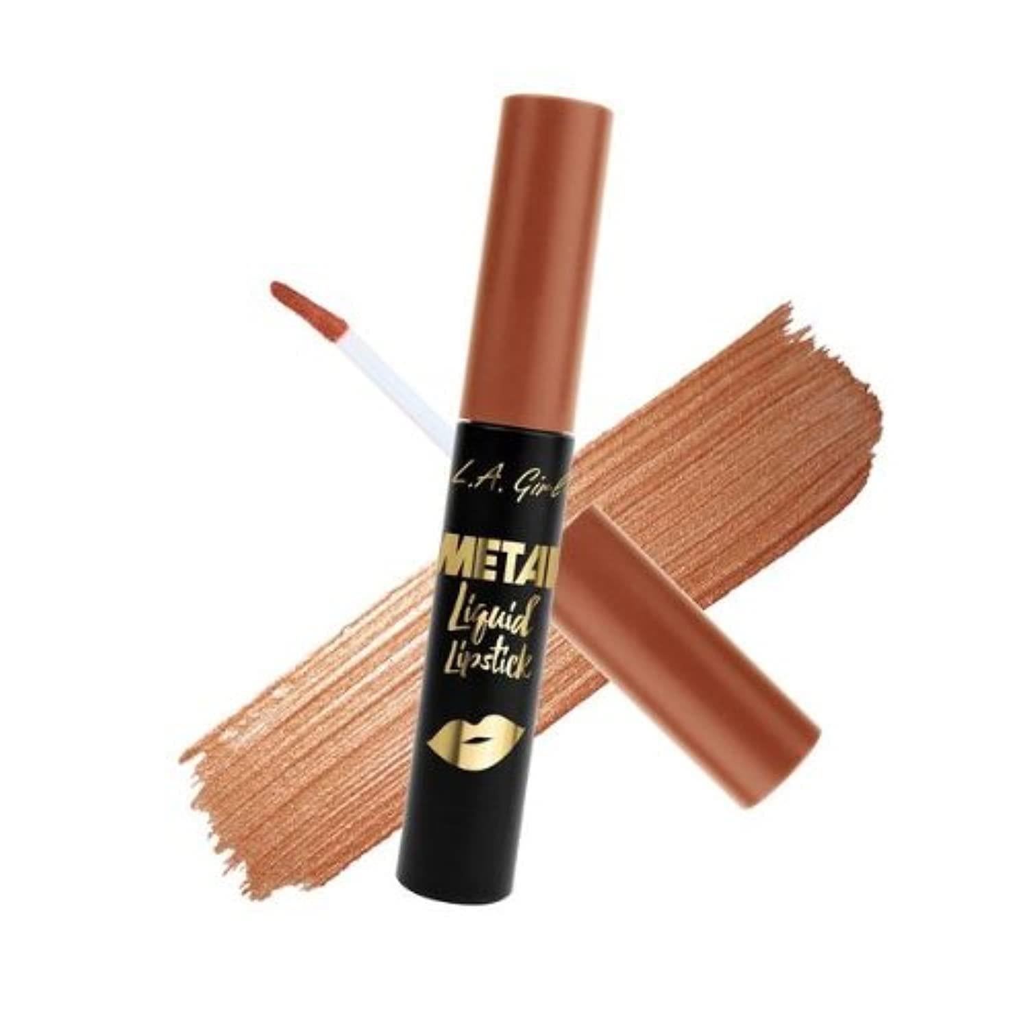 L.A Girl Metal Liquid Lipstick (Brown)