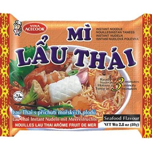 Acecook Mi Lau Thai Seafood Instant Noodles (15 Pack, 43oz)