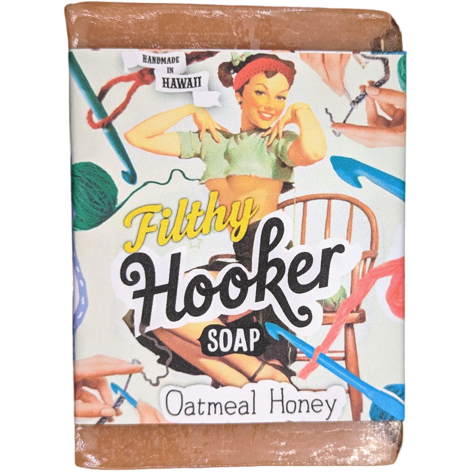 Filthy Hooker BAR SOAP Cinnamon Hawaiian Honey Oats Vanilla